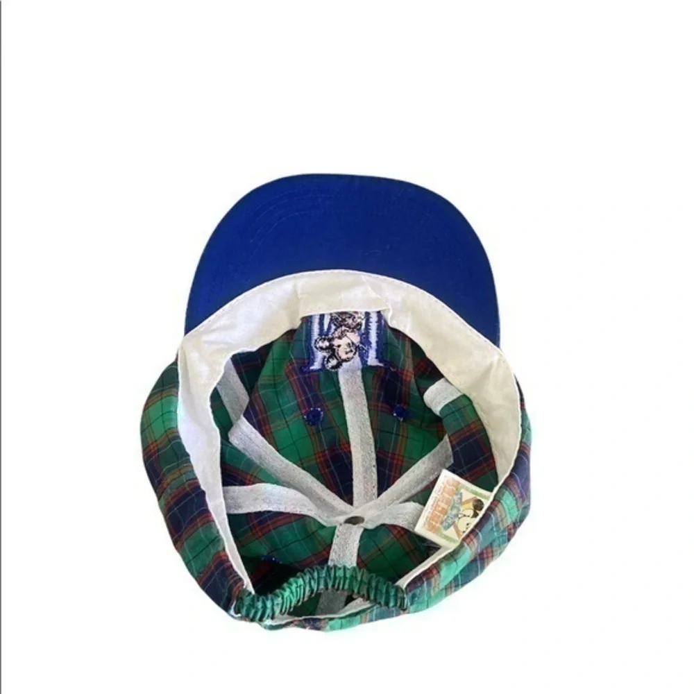 Mickey Mouse Disney Boys Plaid Vintage 90’s SnapBack‎ Baseball Hat